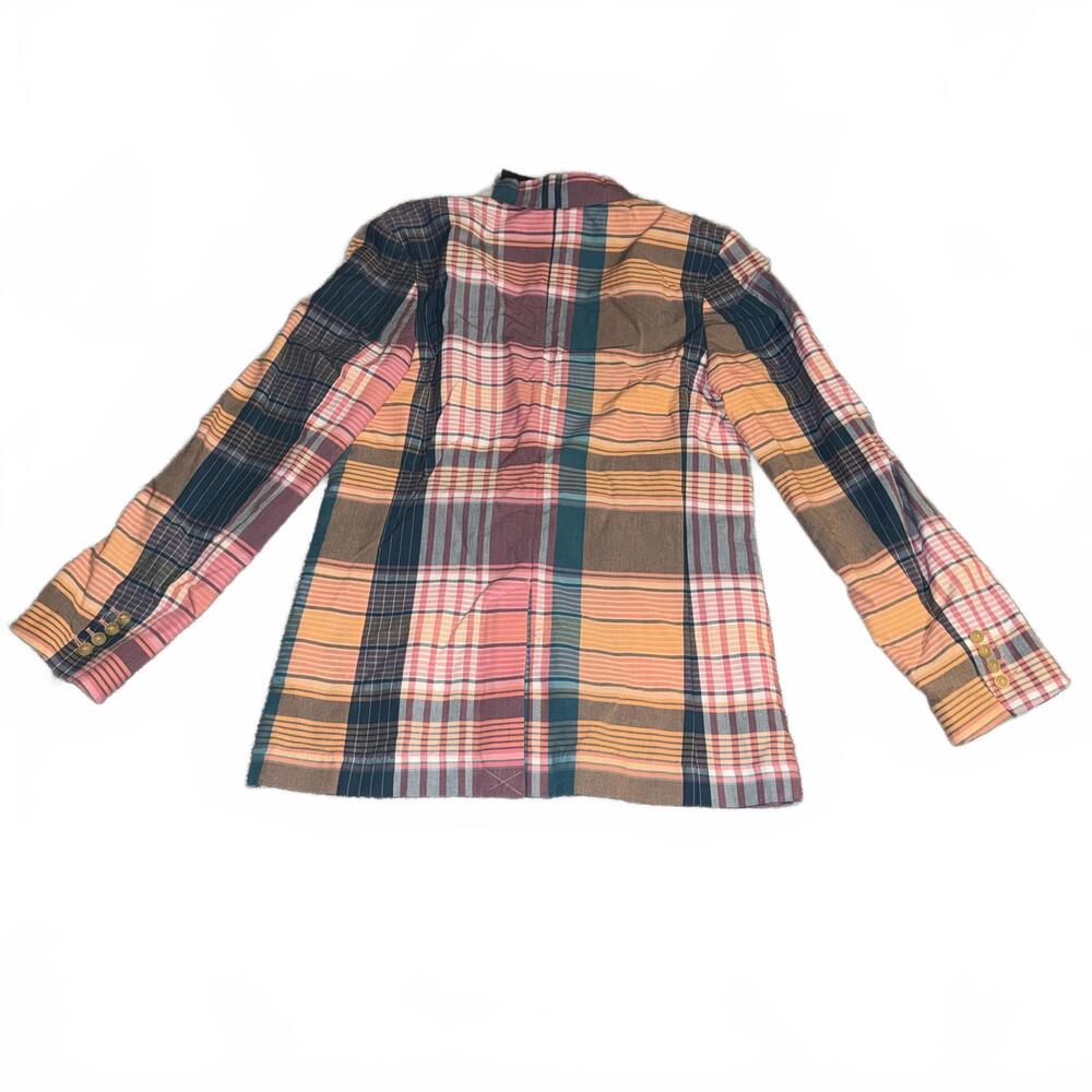Vineyard Vines Multicolor Plaid Blazer Jacket boys Madras Blazer size 18 - Picture 7 of 9